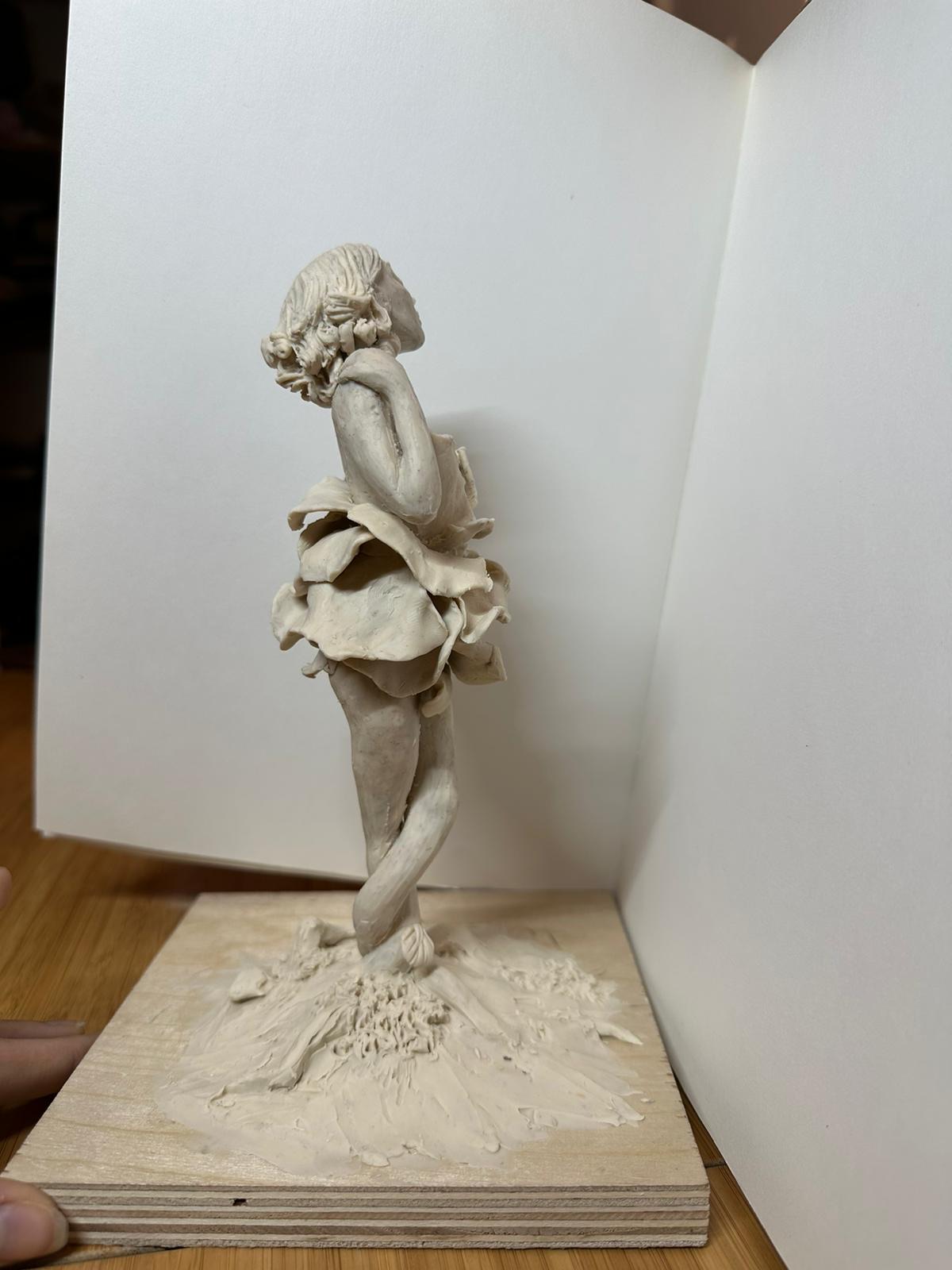 The Dancer sculpture front view