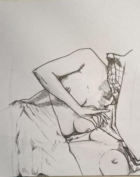 Nude ink study